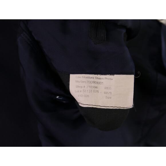 Brooks Brothers Madison Navy Blazer Solid 2-Btn Wool Jacket 45R - Picture 10 of 10